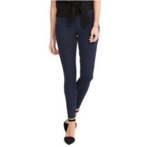Spanx Jean-ish Ankle Length Leggings Lapis Night Check Large 20056R‎ $98